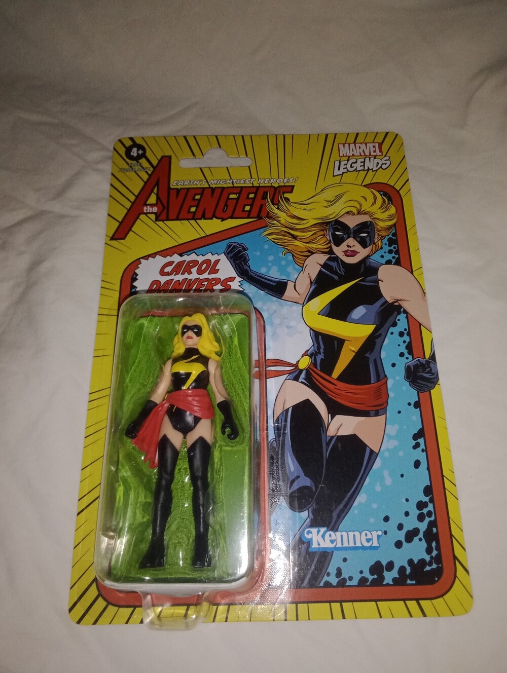 2021 Marvel Legends Avengers Heros Carol Danvers New Old Stock Action Figure Toy